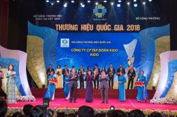 TẬP ĐOÀN KIDO LẦN THỨ 6 LIÊN TIẾP ĐẠT GIẢI THƯỞNG THƯƠNG HIỆU QUỐC GIA 1